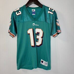 Dan Marino #13 Miami Dolphins NFL Football Champion Jersey Youth Large Green